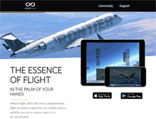 Tablet Screenshot of infinite-flight.com